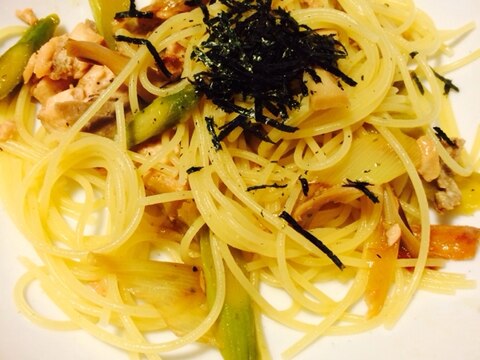 サーモンとアスパラの和風パスタ レシピ 作り方 By Love Peace Nao 楽天レシピ サーモンとアスパラの和風パスタ レシピ 作り方 By Love Peace Nao 楽天レシピ